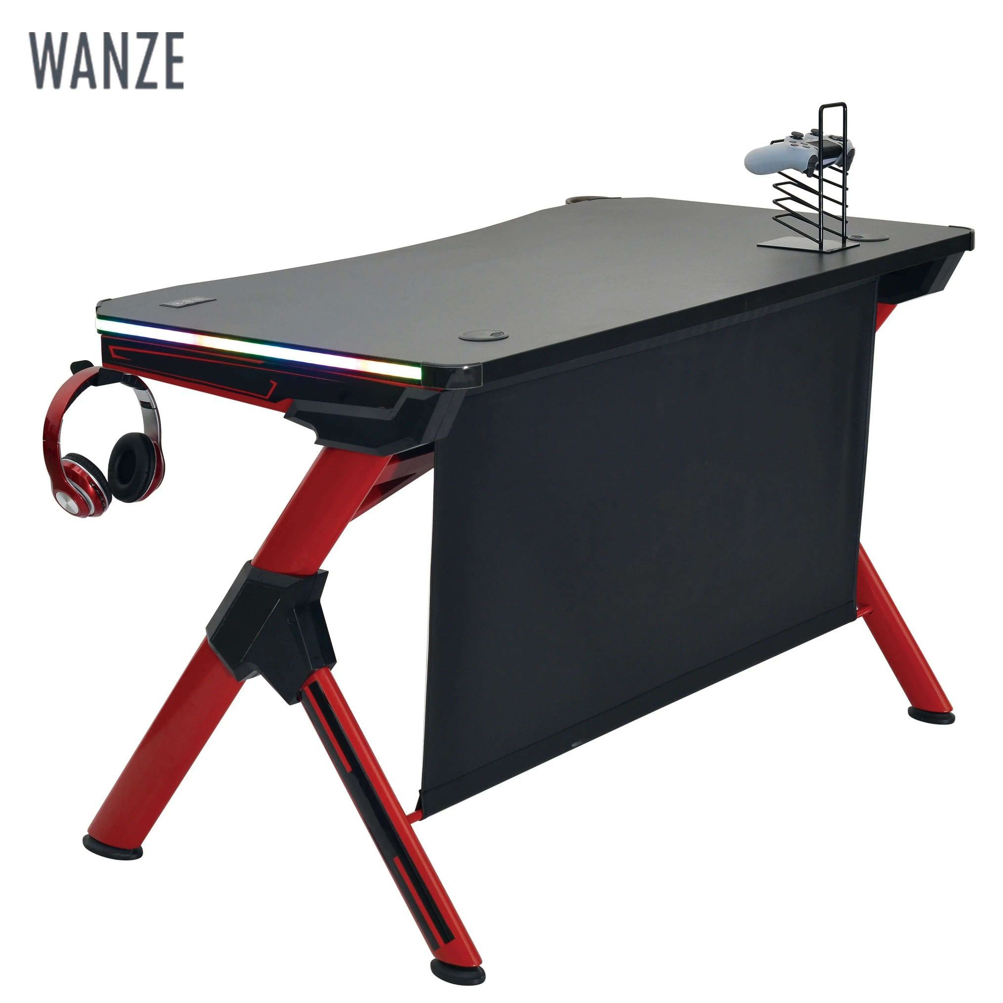 Foreign trade Wholesale black gaming table with adjustable accessories High quality Ergonomic standing Desk gaming desk